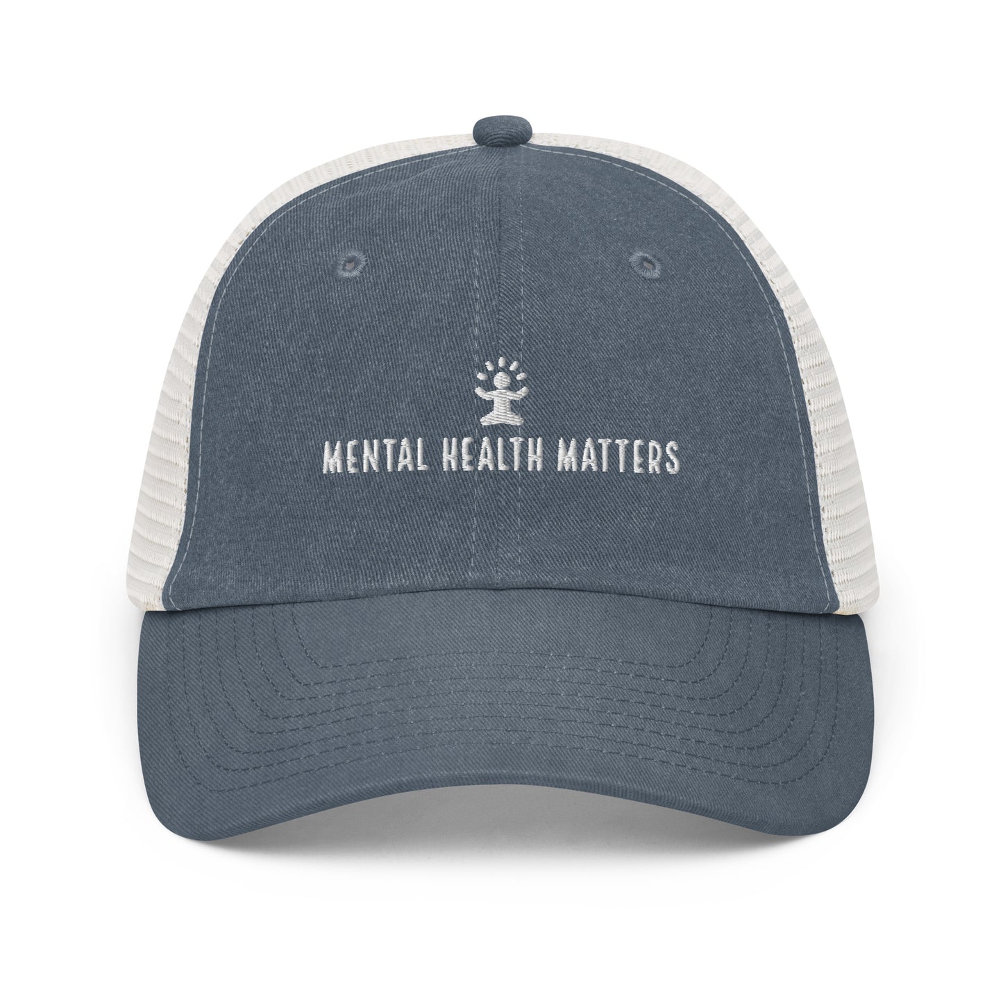 Mentals Matter Hat - Denim Front