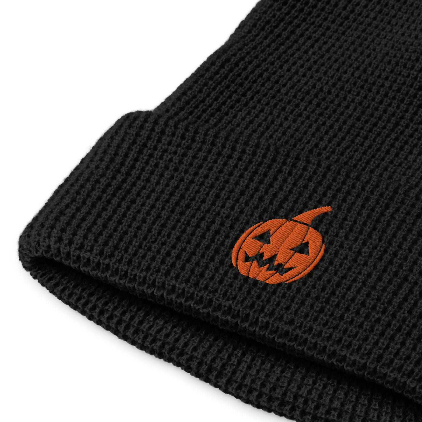 Retro Pumpkin Waffle Beanie