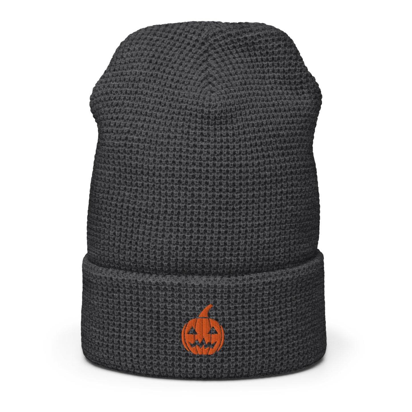 Retro Pumpkin Waffle Beanie