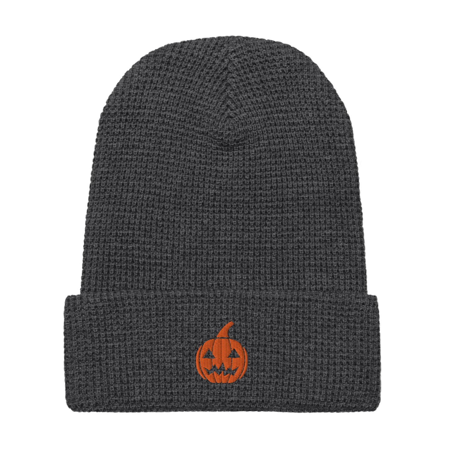 Retro Pumpkin Waffle Beanie
