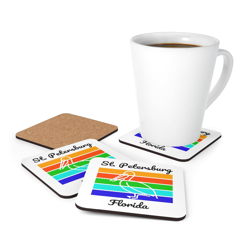 Souvenir Cork Back Coaster - Pelican - The Hook Up