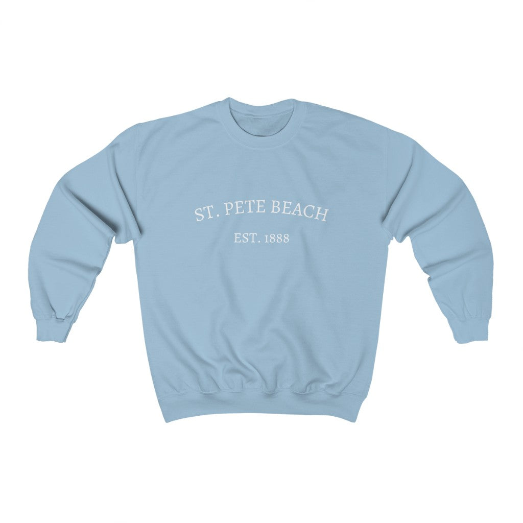 Est. 1888 St. Petersburg Crewneck - Light Blue Front