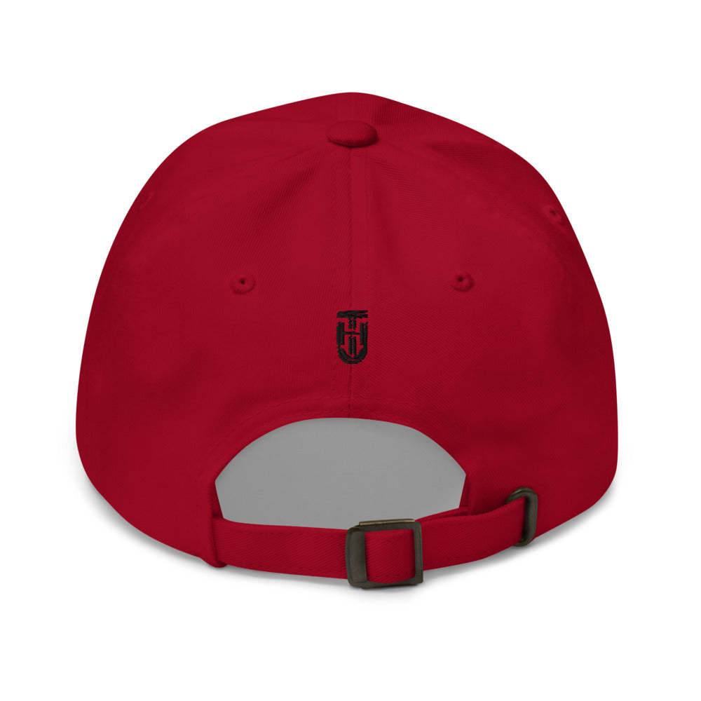 Cute Ghost Icon Series Hat - Red Back