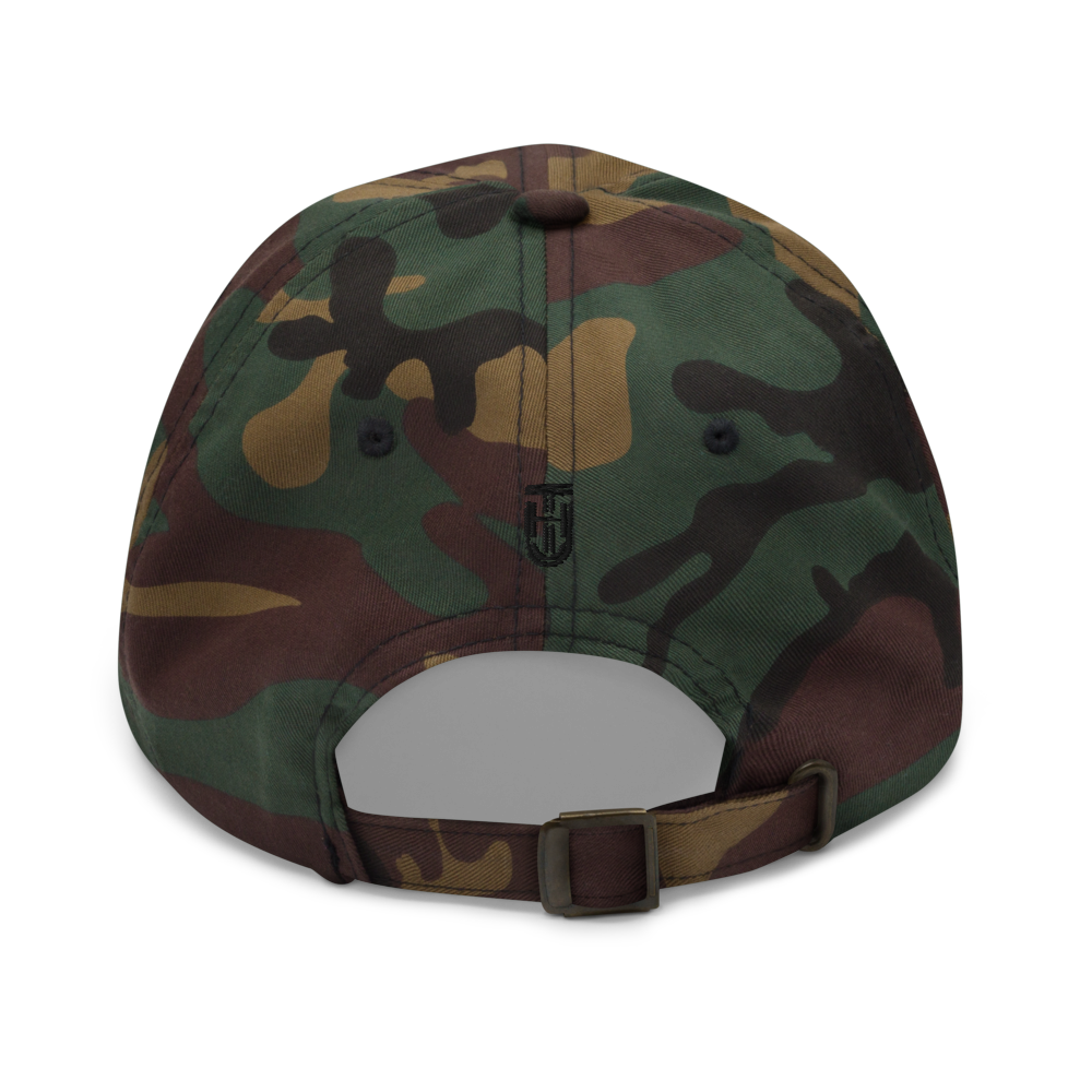 Gator Silhouette Sports Hat - Camo Back