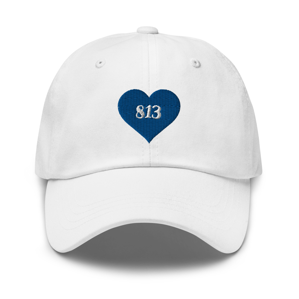 Tampa Bay Area Code Hat - White Front