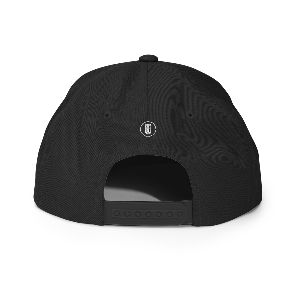 TB Block Snapback Hat - White - The Hook Up