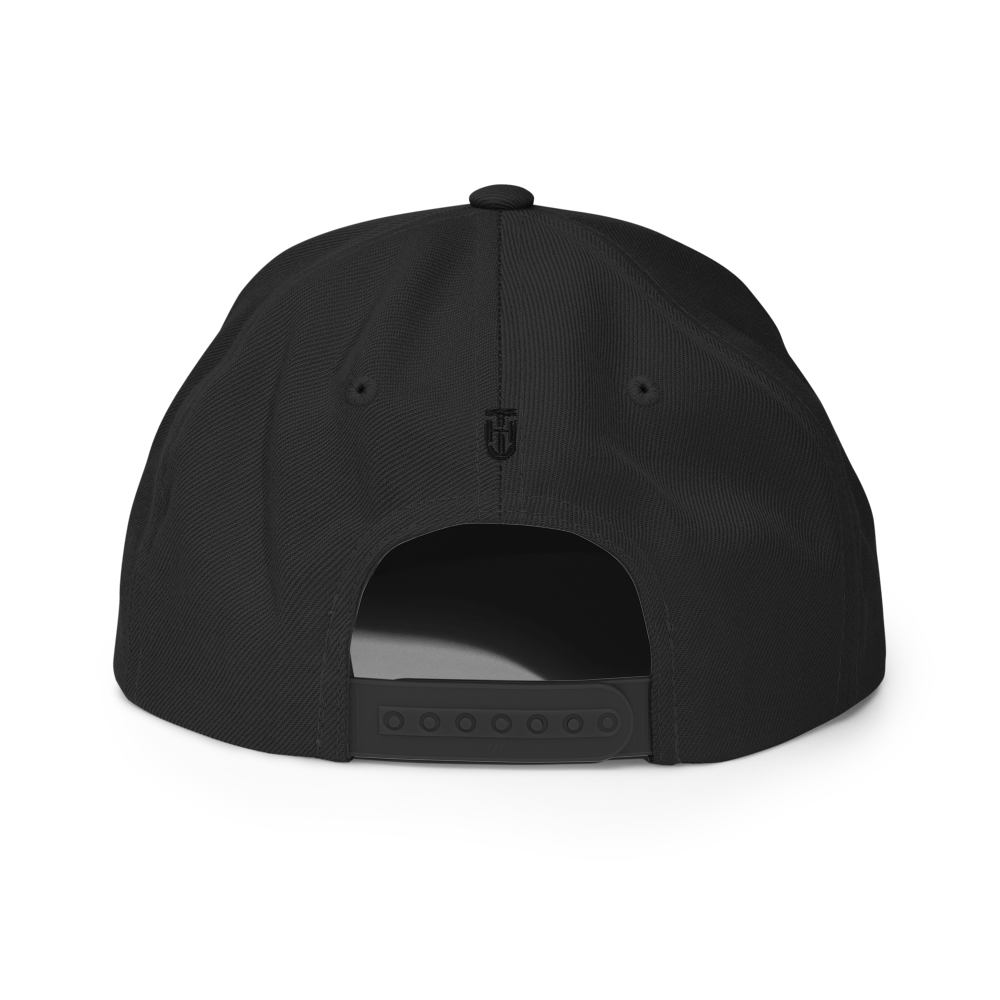 TB Block Snapback Hat - Navy - The Hook Up