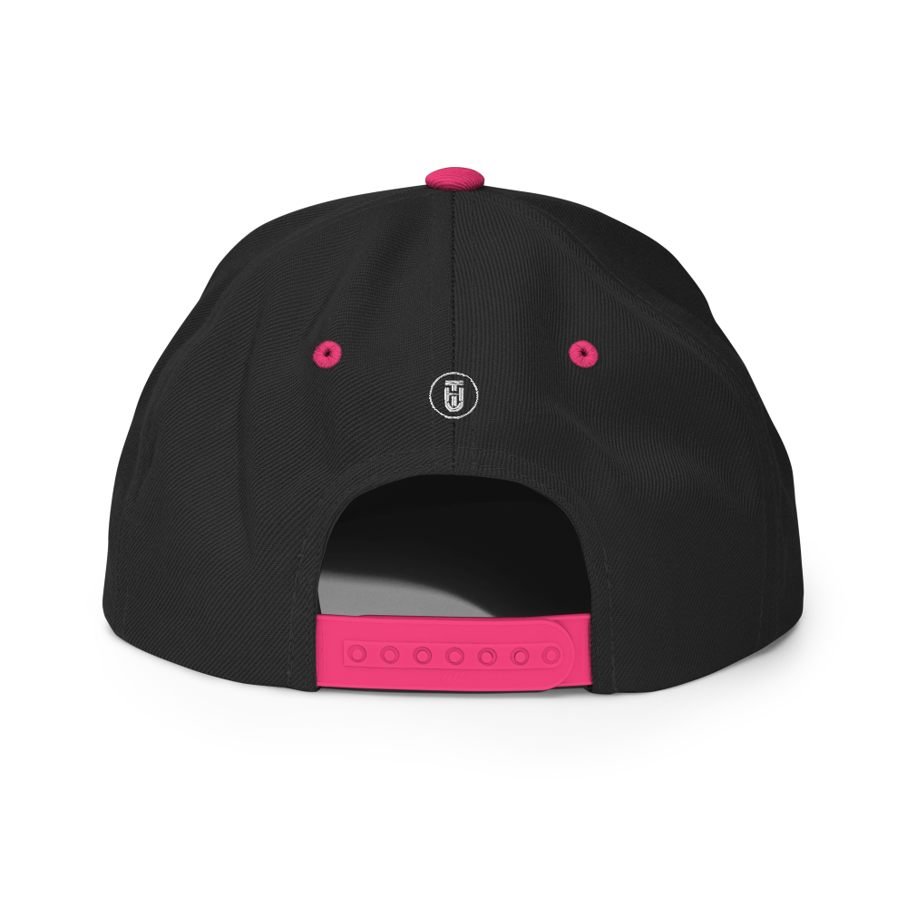 TB Block Snapback Hat - White - The Hook Up