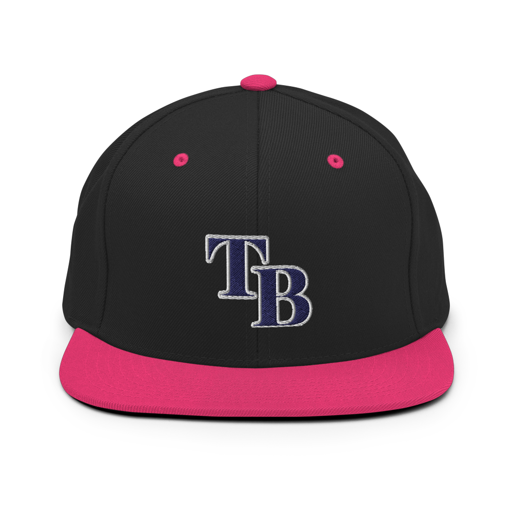 TB Block Snapback Hat - Navy - The Hook Up