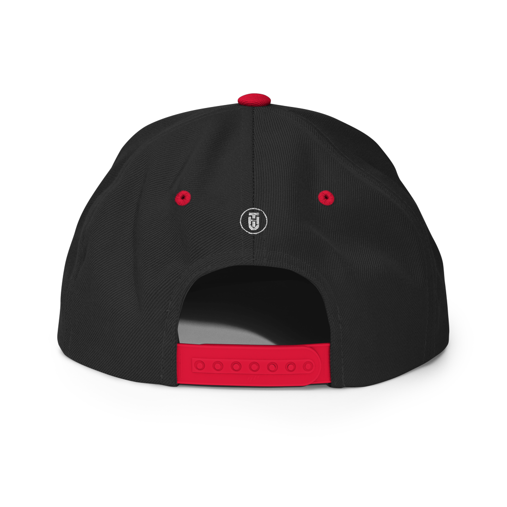 TB Block Snapback Hat - White - The Hook Up