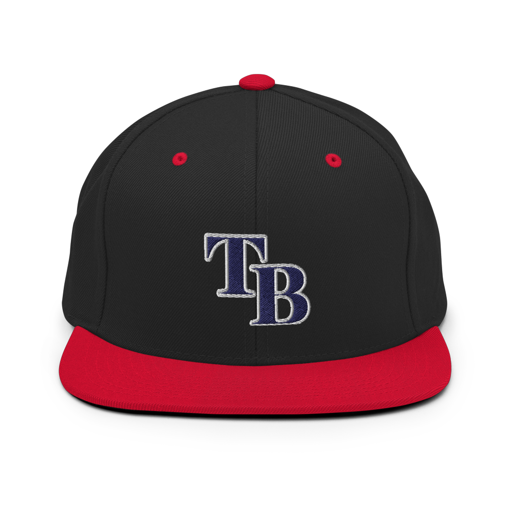 TB Block Snapback Hat - Navy - The Hook Up
