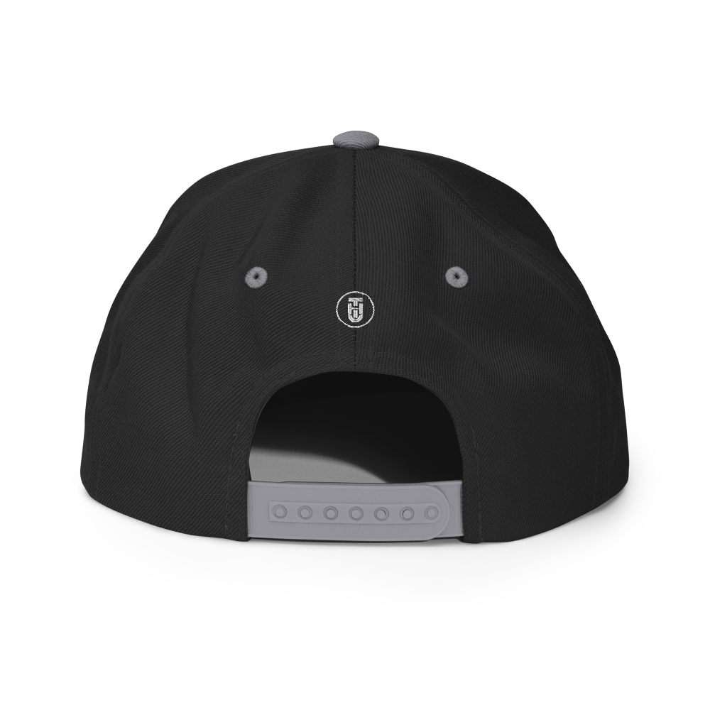 TB Block Snapback Hat - White - The Hook Up
