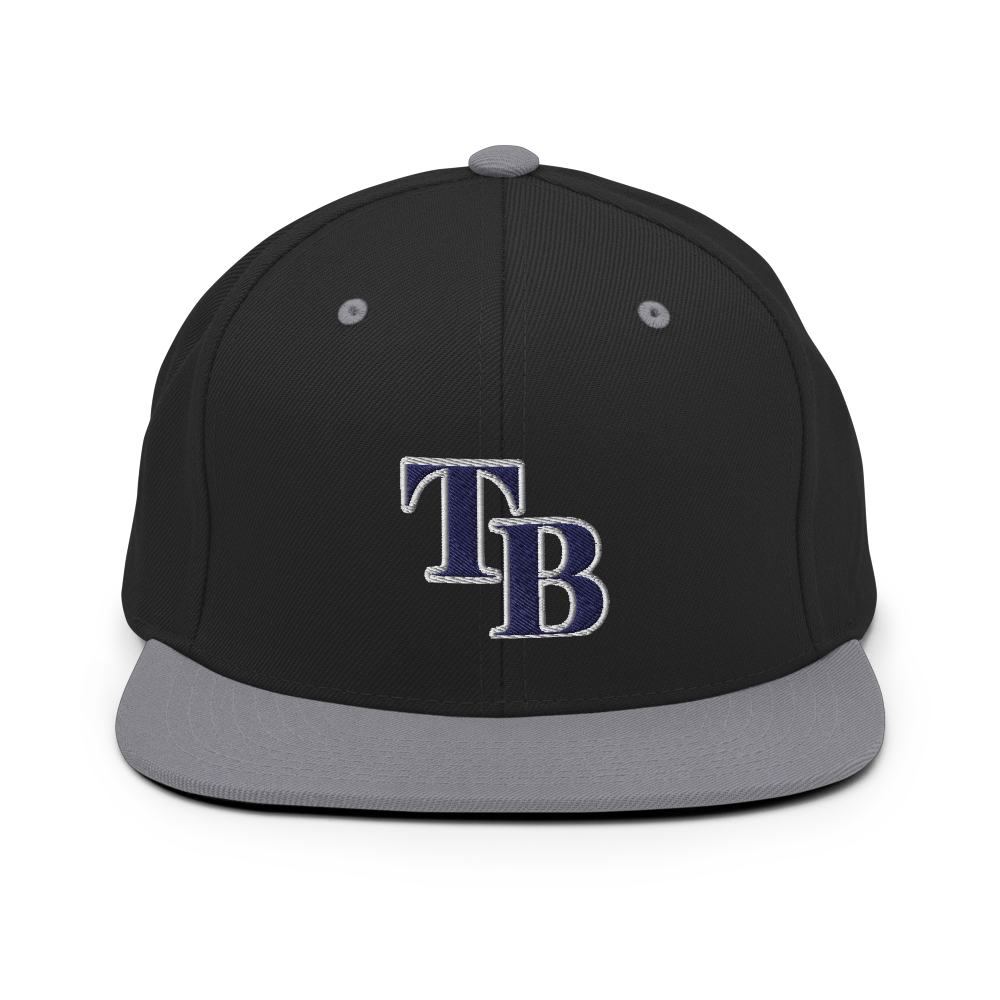 TB Block Snapback Hat - Navy - The Hook Up
