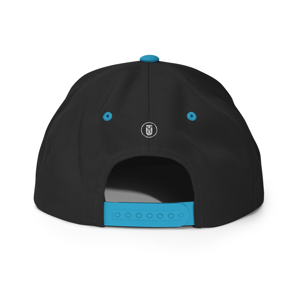 TB Block Snapback Hat - White - The Hook Up