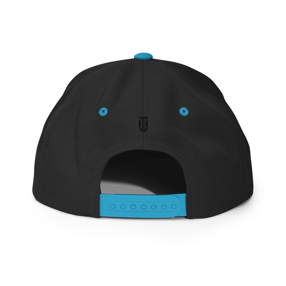 TB Block Snapback Hat - Navy - The Hook Up