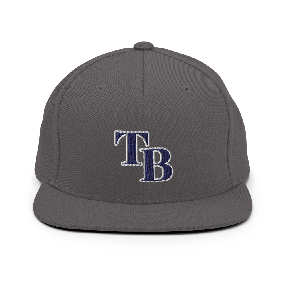 TB Block Snapback Hat - Navy - The Hook Up