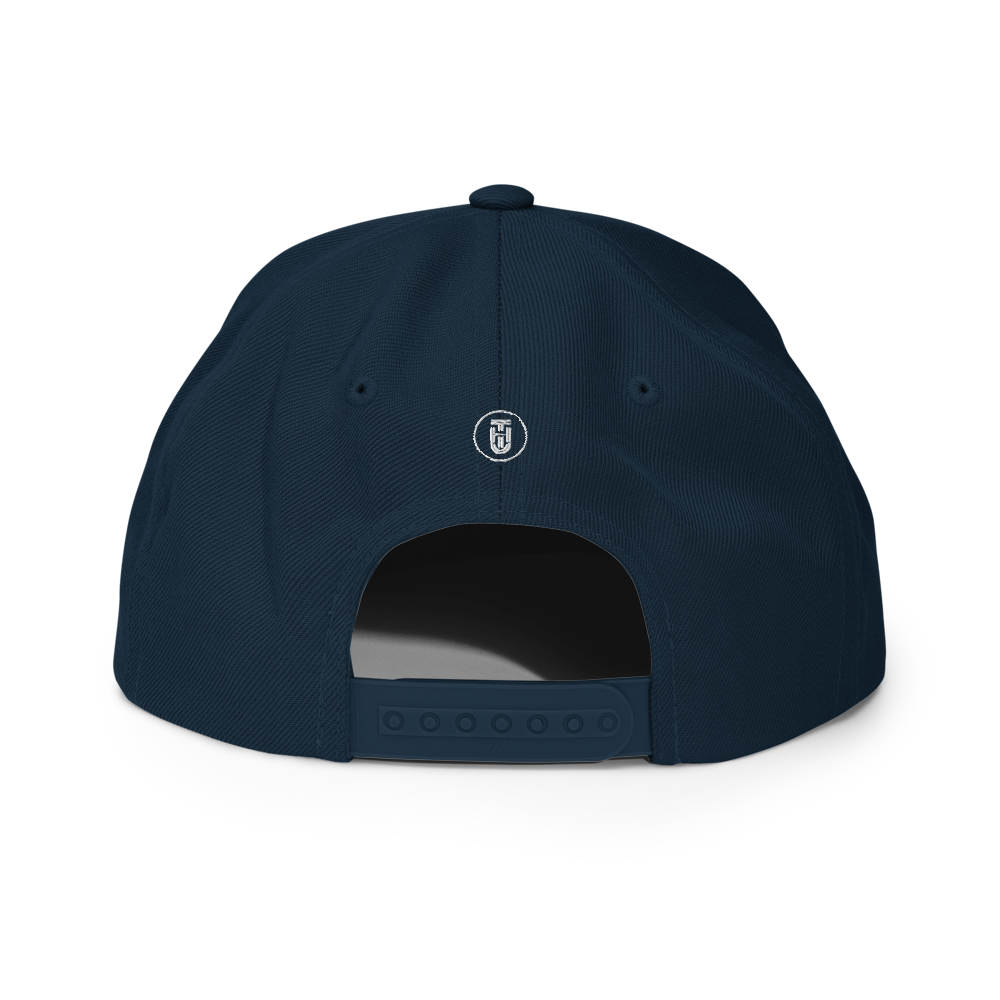TB Block Snapback Hat - White - The Hook Up