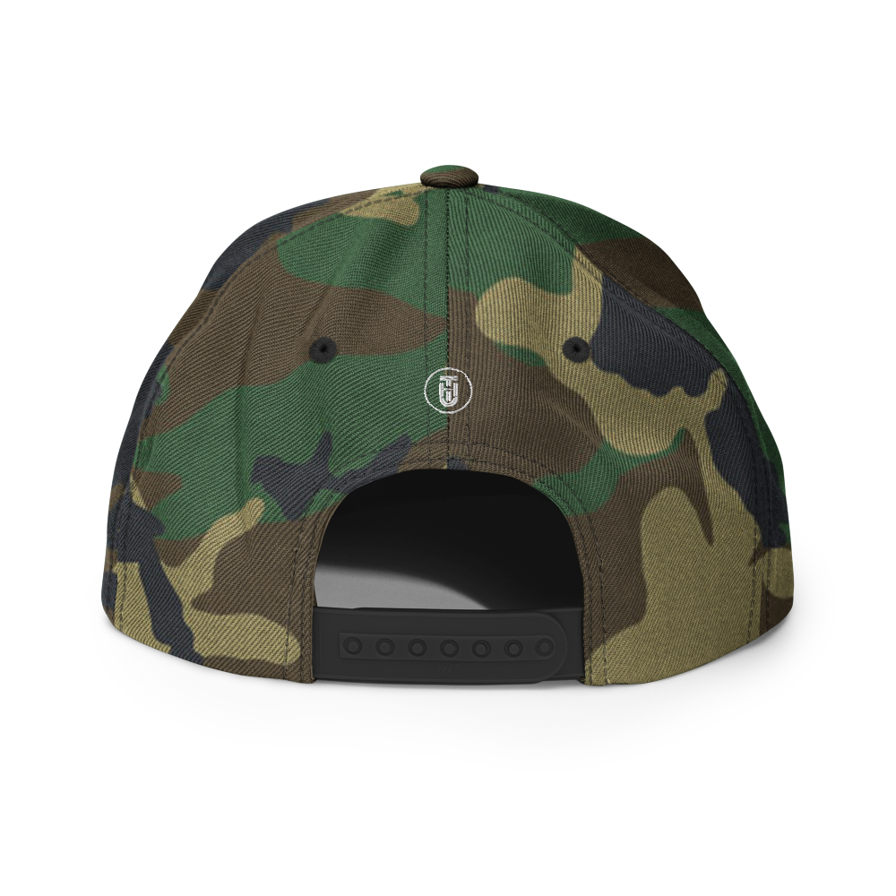 TB Block Snapback Hat - White - The Hook Up