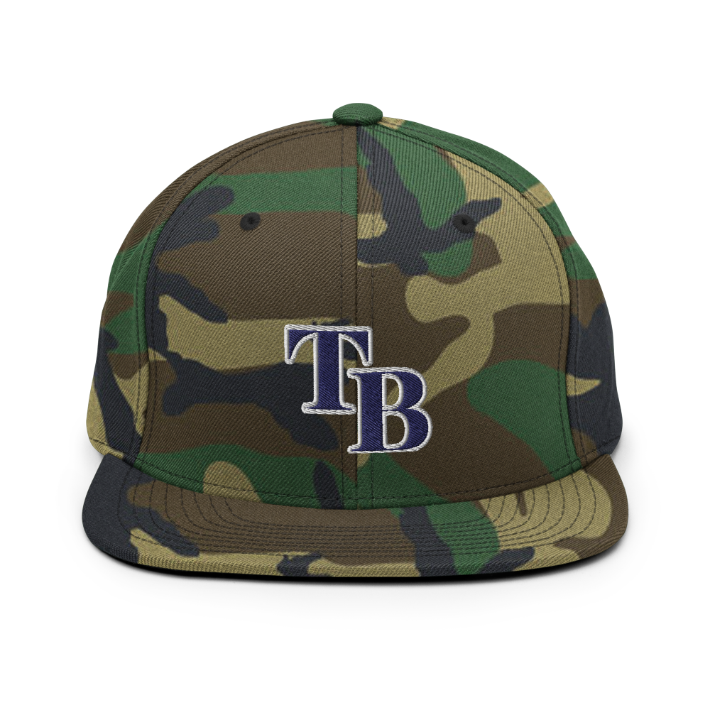 TB Block Snapback Hat - Navy - The Hook Up