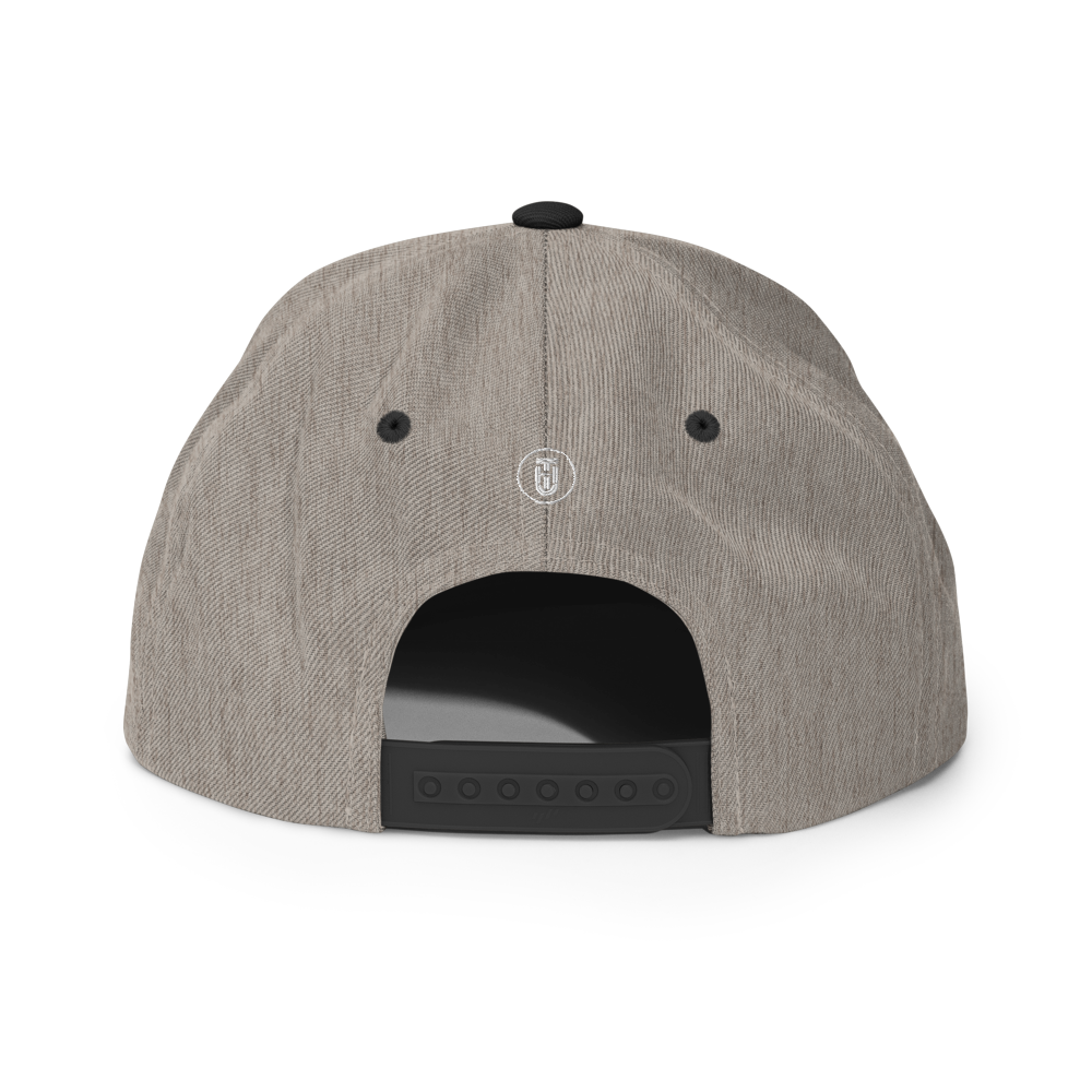 TB Block Snapback Hat - White - The Hook Up