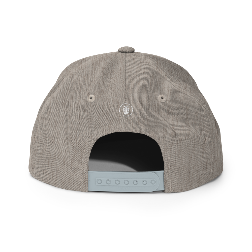 TB Block Snapback Hat - White - The Hook Up