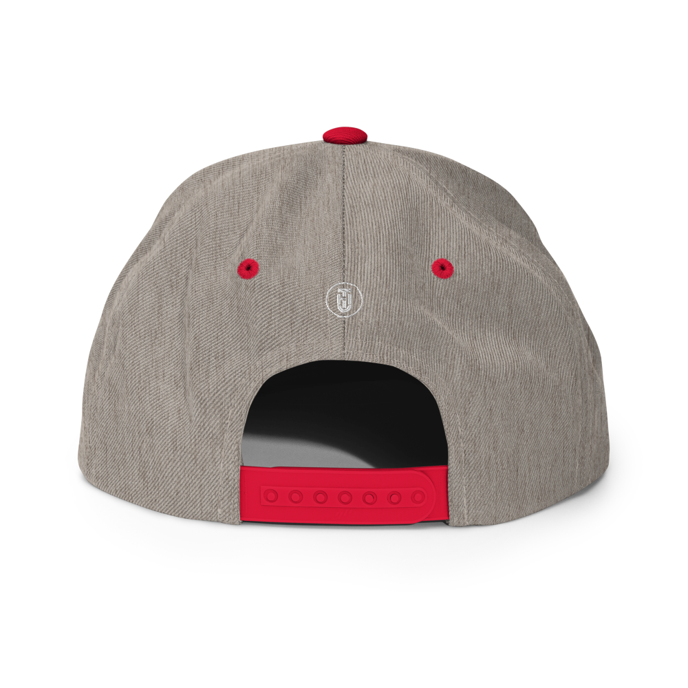 TB Block Snapback Hat - White - The Hook Up