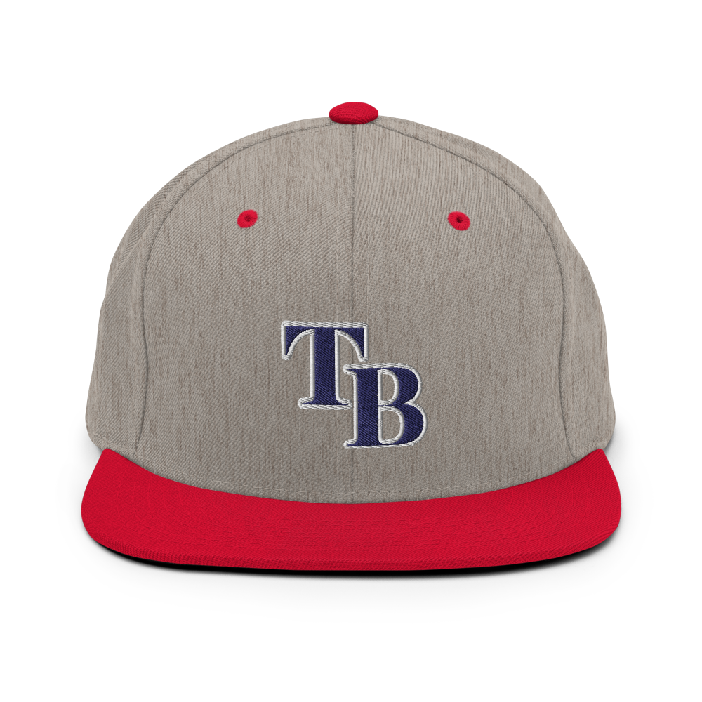 TB Block Snapback Hat - Navy - The Hook Up