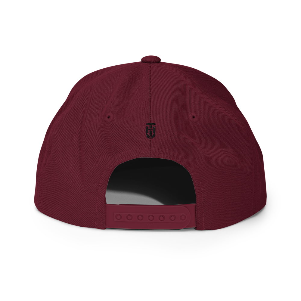 TB Block Snapback Hat - Navy - The Hook Up