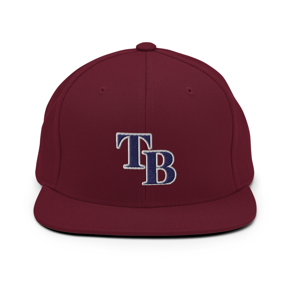 TB Block Snapback Hat - Navy - The Hook Up