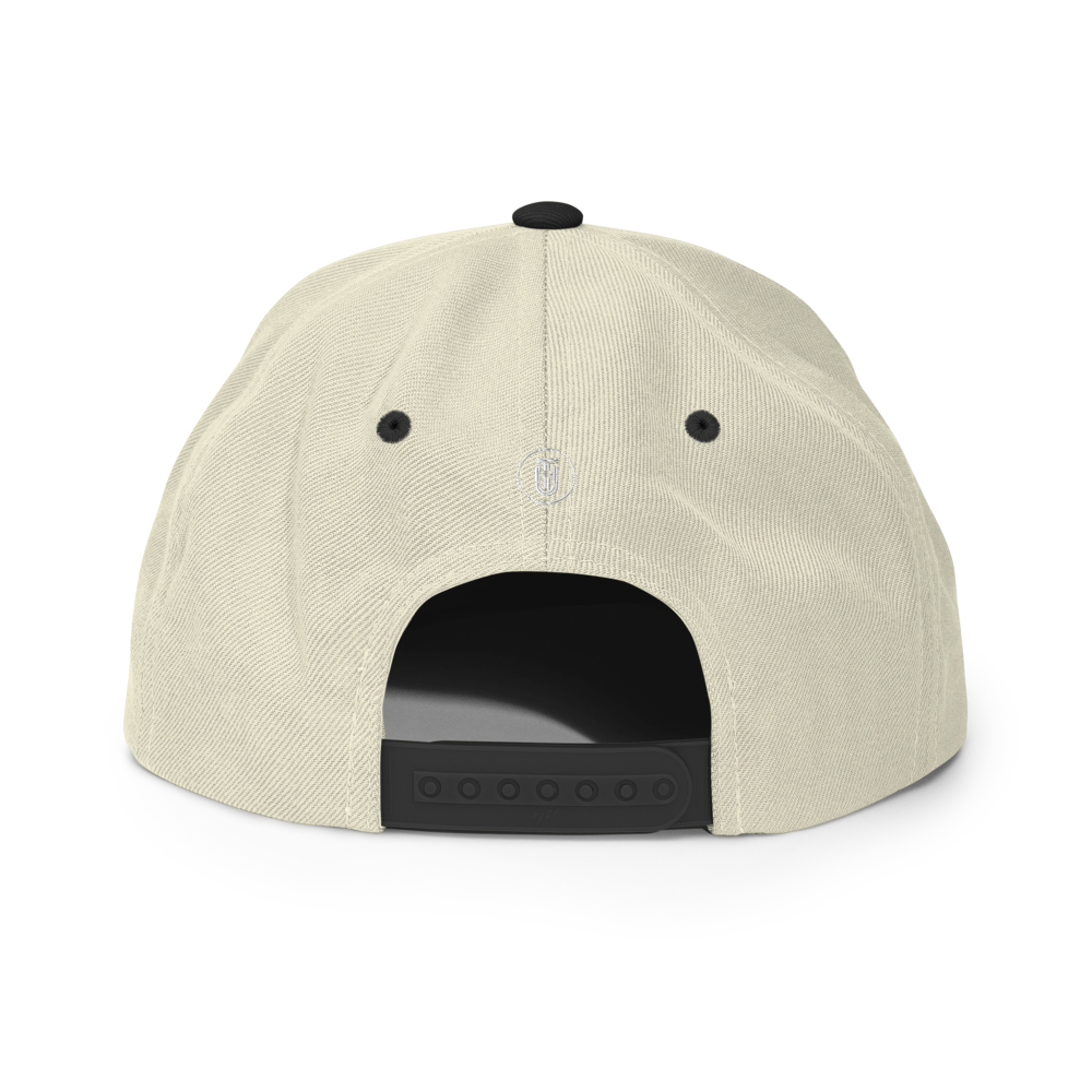 TB Block Snapback Hat - White - The Hook Up