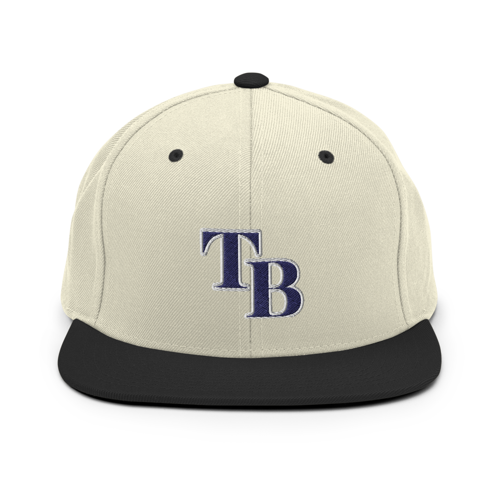 TB Block Snapback Hat - Navy - The Hook Up