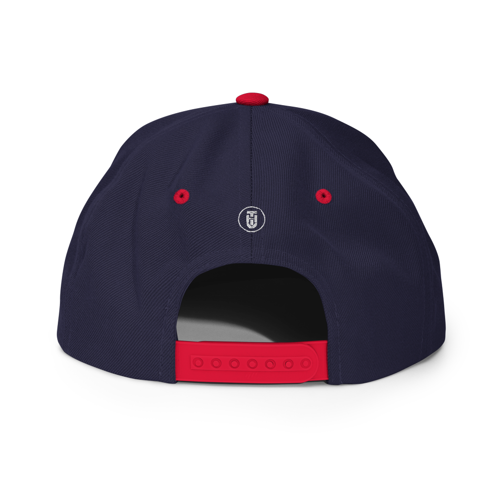 TB Block Snapback Hat - White - The Hook Up