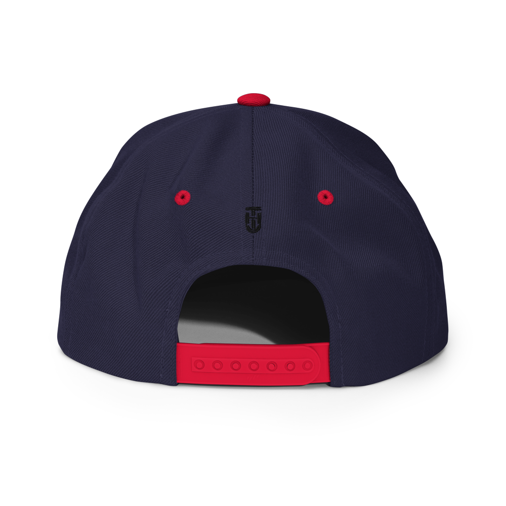 TB Block Snapback Hat - Navy - The Hook Up
