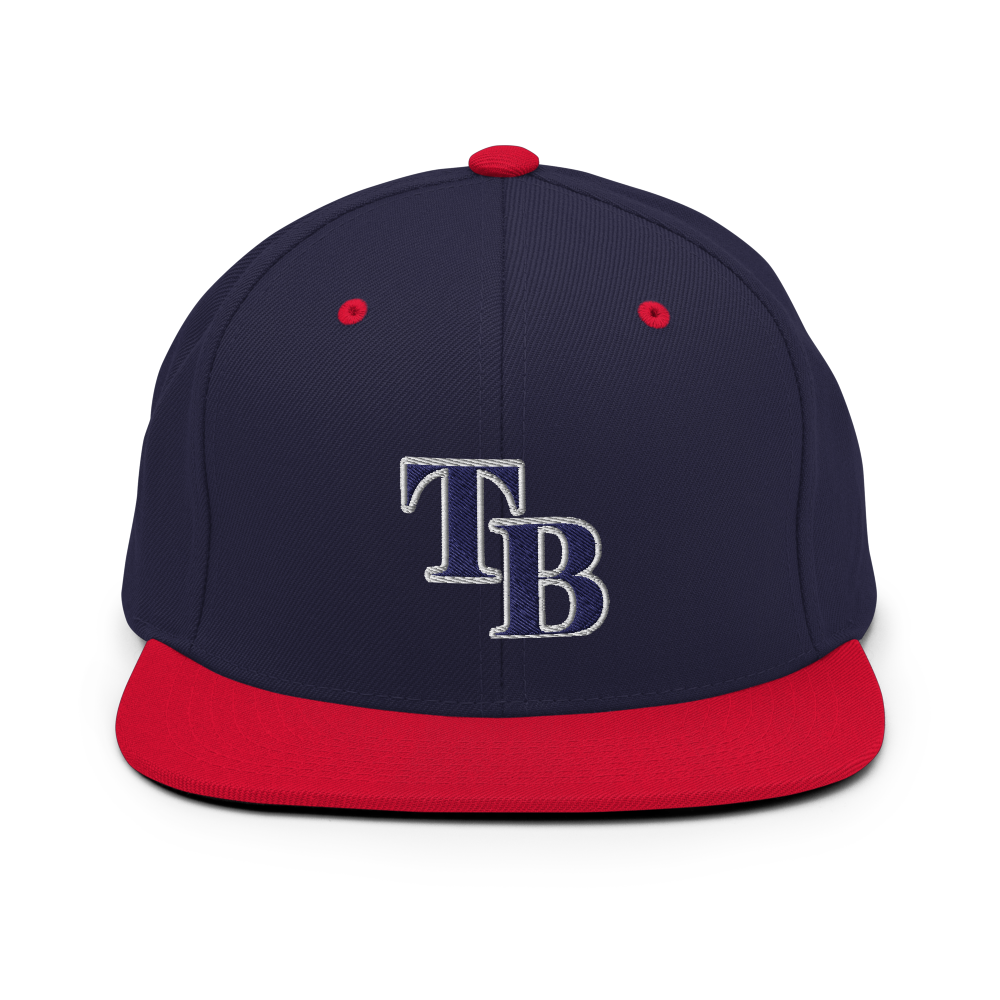 TB Block Snapback Hat - Navy - The Hook Up