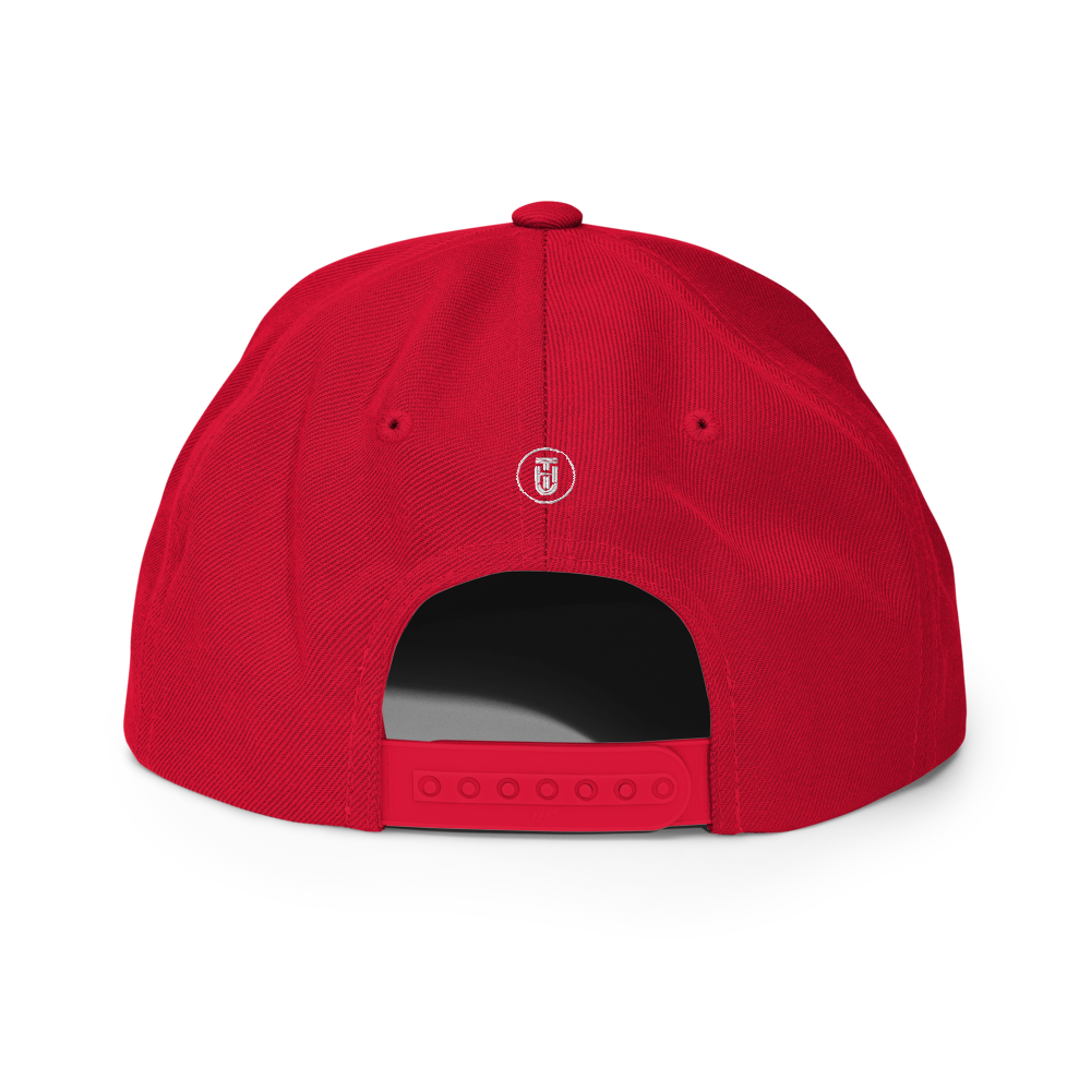 TB Block Snapback Hat - White - The Hook Up