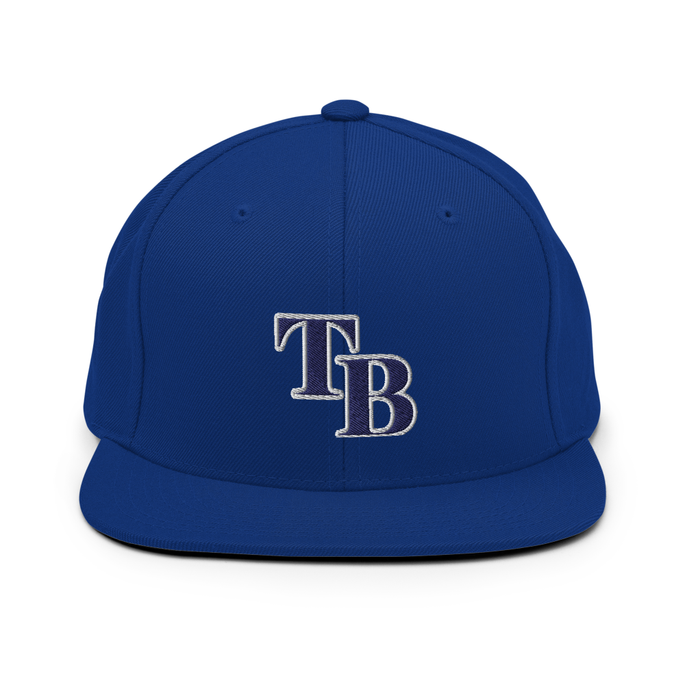 TB Block Snapback Hat - Navy - The Hook Up