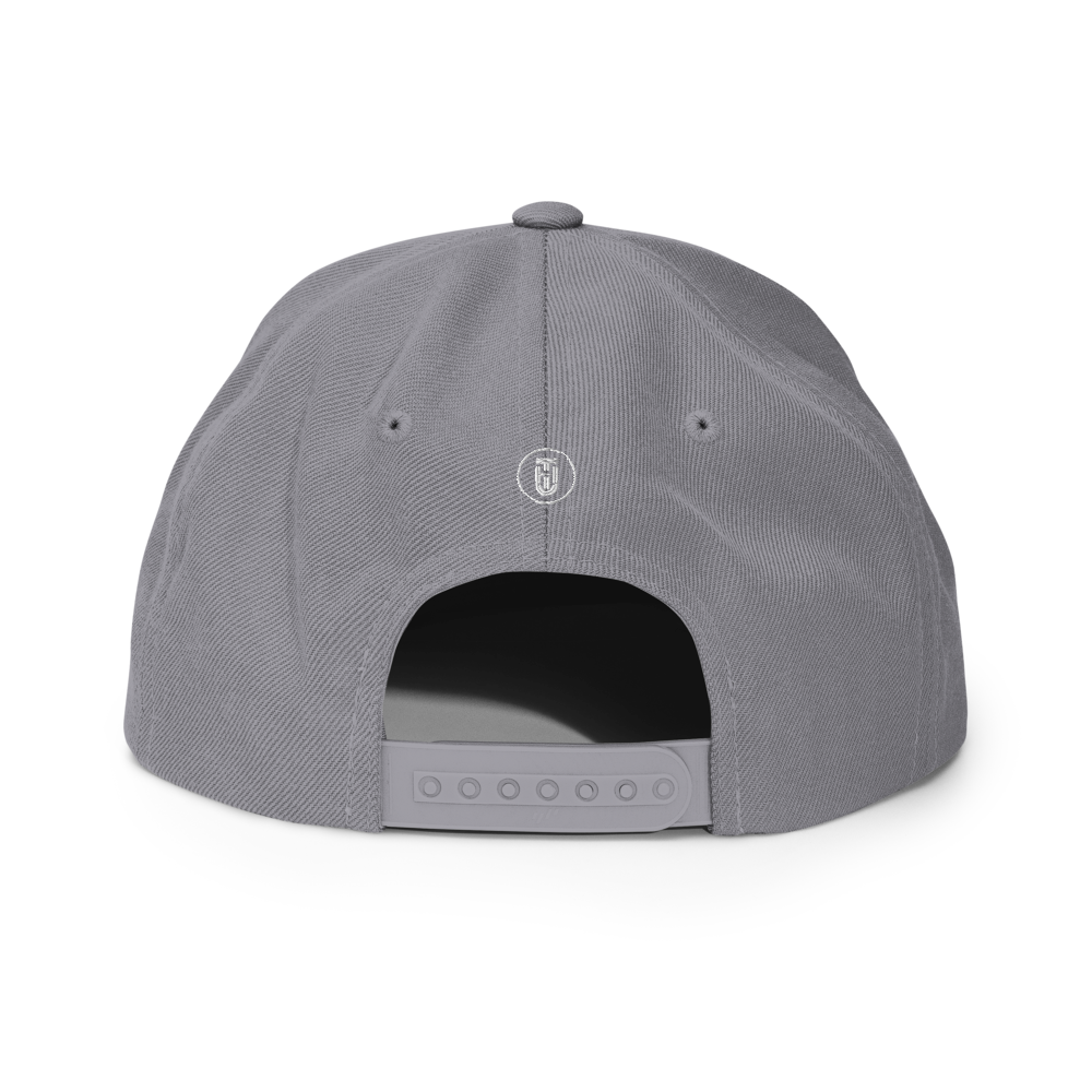 TB Block Snapback Hat - White - The Hook Up