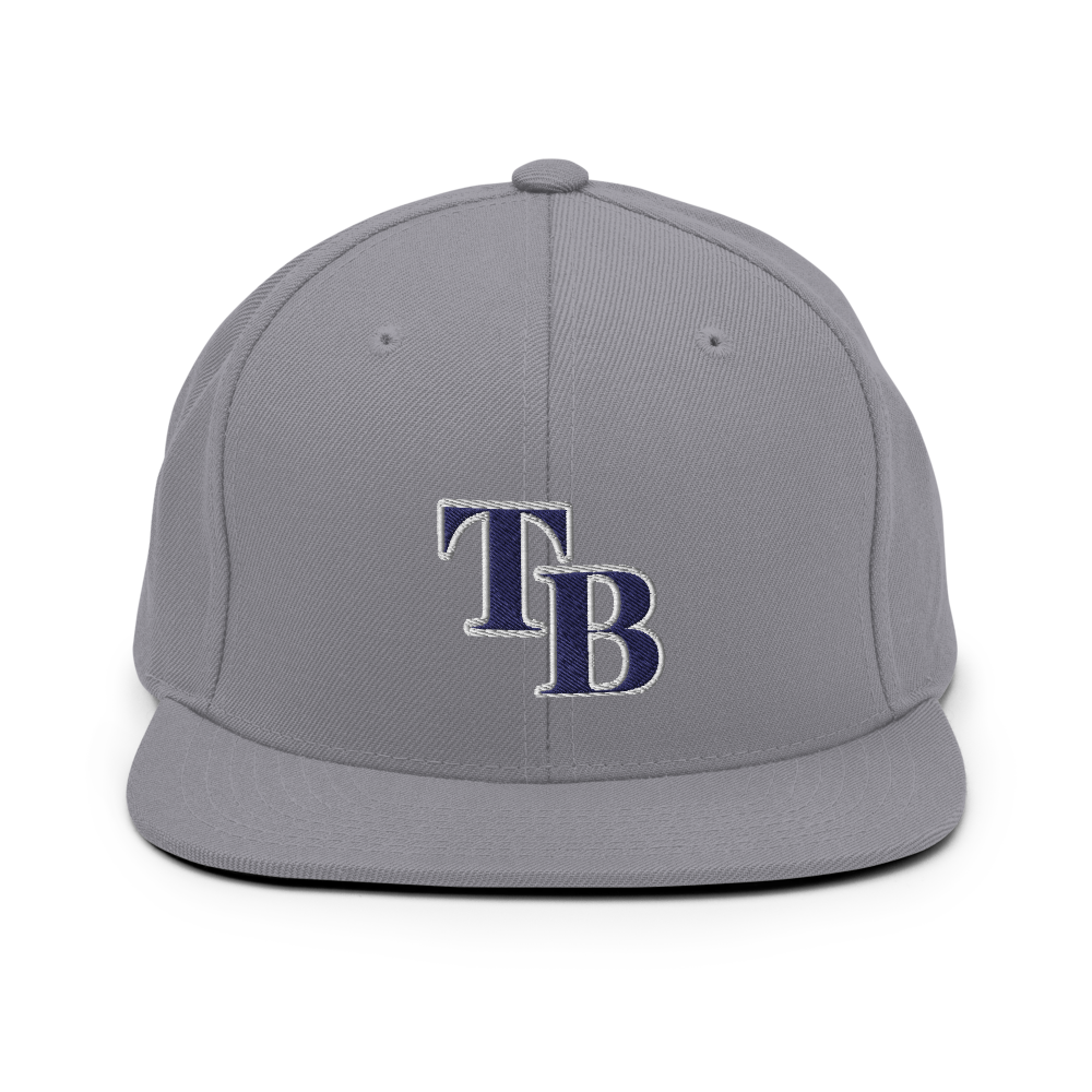 TB Block Snapback Hat - Navy - The Hook Up