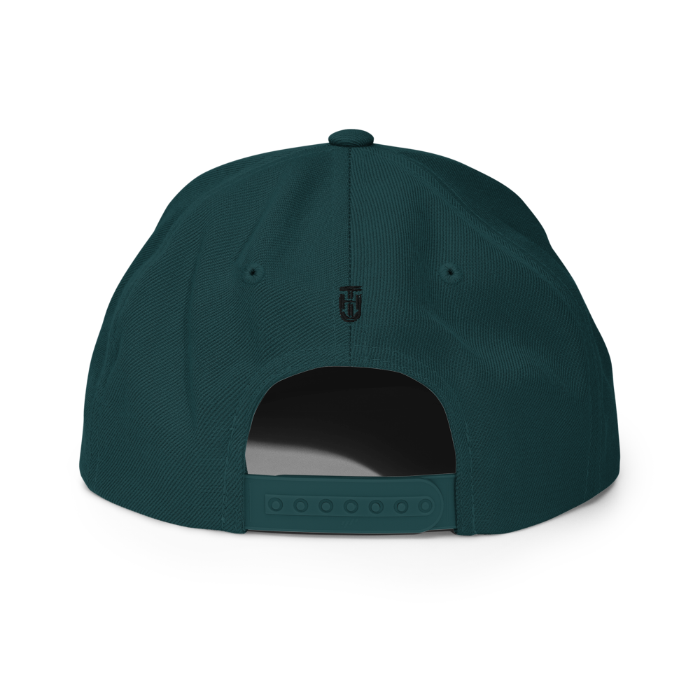TB Block Snapback Hat - Navy - The Hook Up