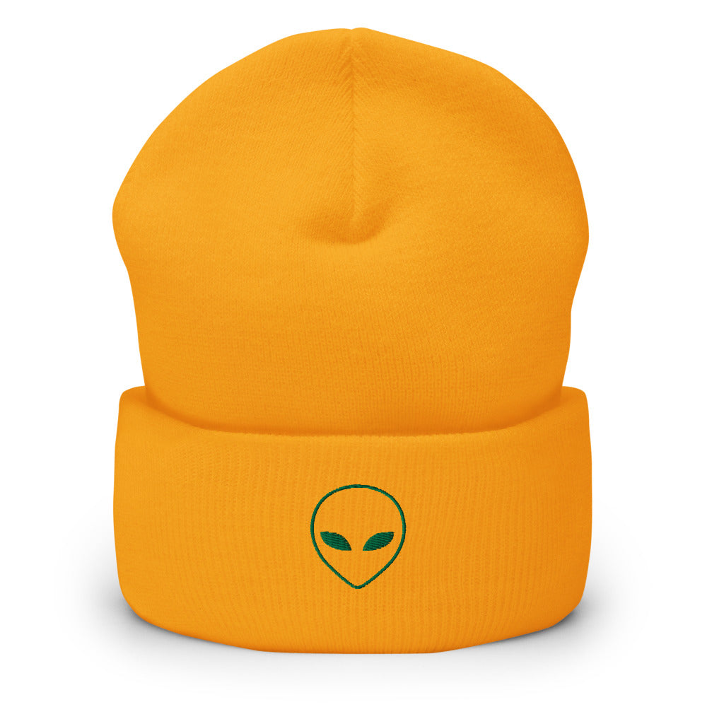 Alien Icon Beanie - Souvenir Shop - Gold Front