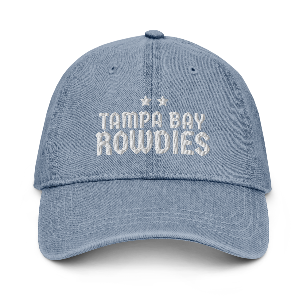 Rowdies Denim Hat - White - The Hook Up