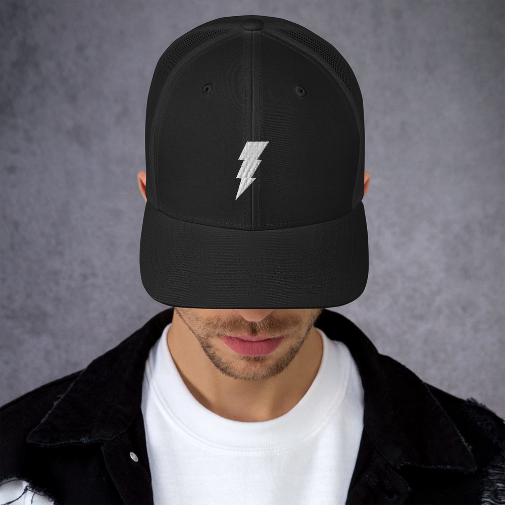 Blue Out Lighting Trucker Cap - The Hook Up