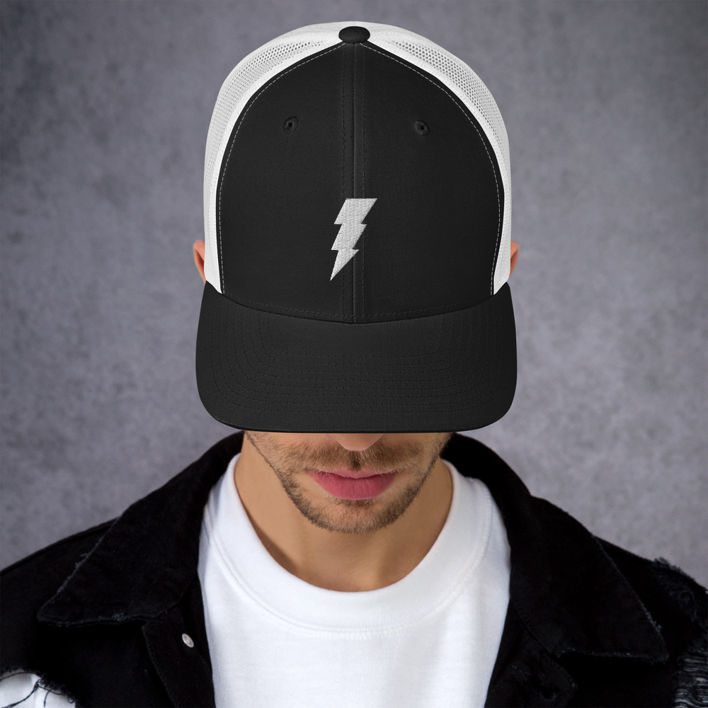 Blue Out Lighting Trucker Cap - The Hook Up