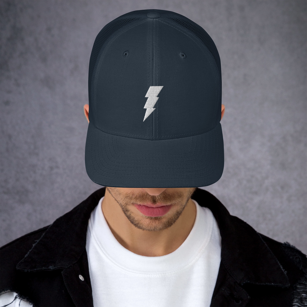 Blue Out Lighting Trucker Cap - The Hook Up