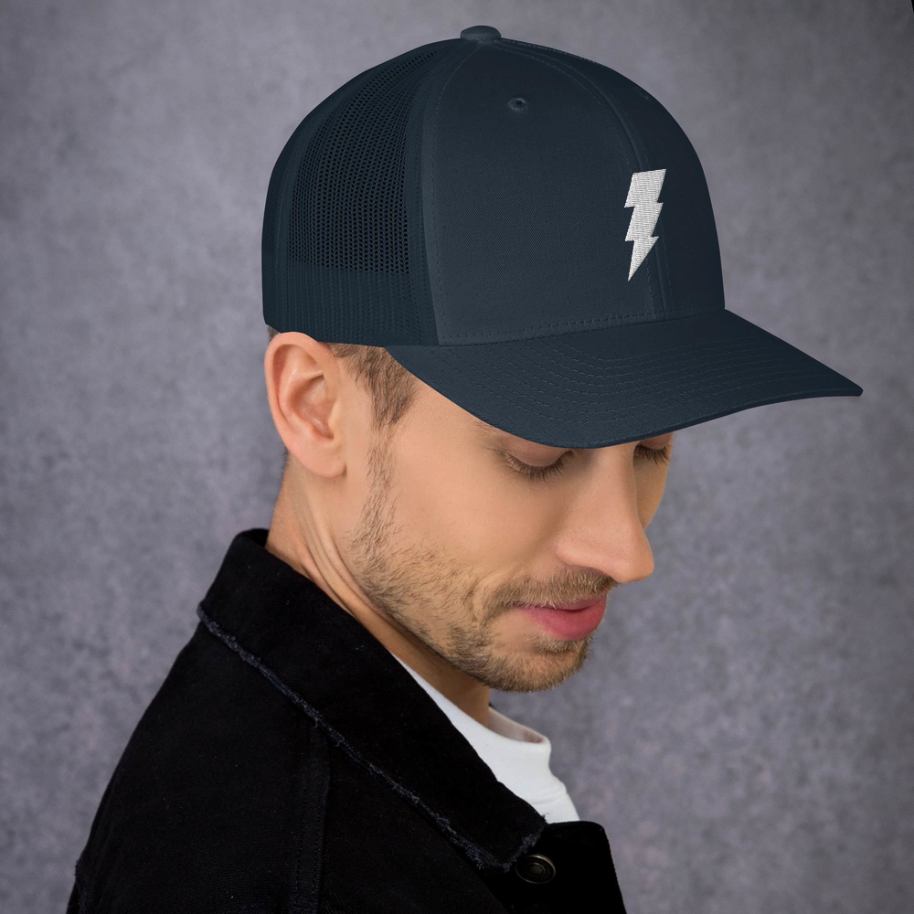 Blue Out Lighting Trucker Cap - The Hook Up