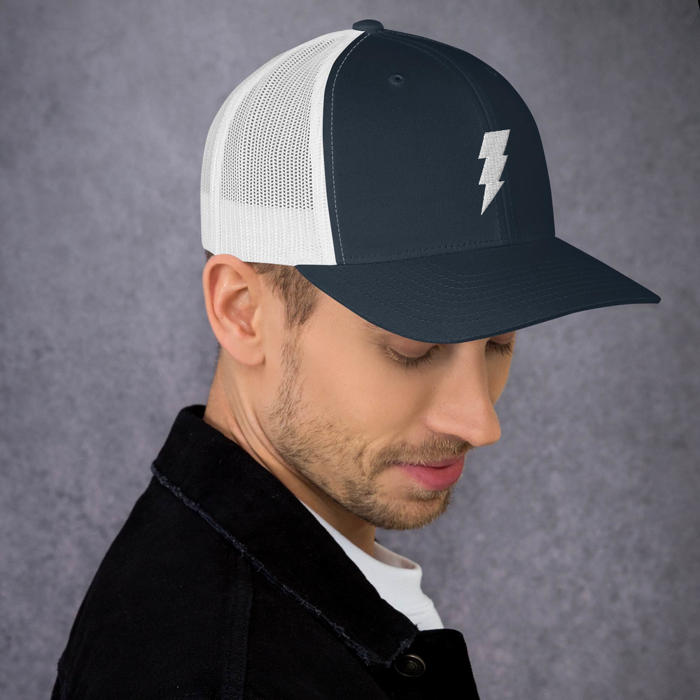 Blue Out Lighting Trucker Cap - The Hook Up