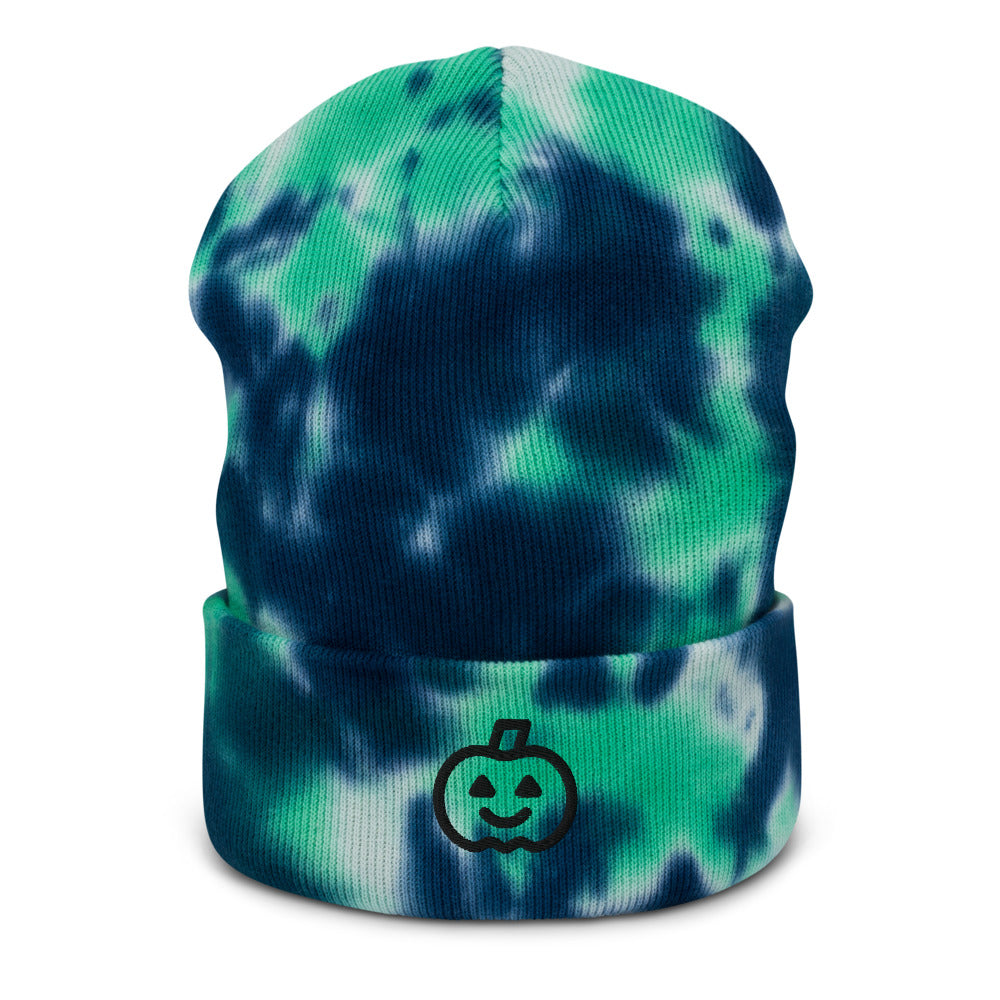Pumpkin Patch Tie-Dye Beanie - Souvenir Shop - Blue
