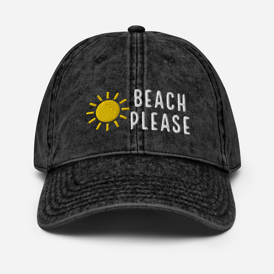 Beach Please Vintage Hat - The Hook Up