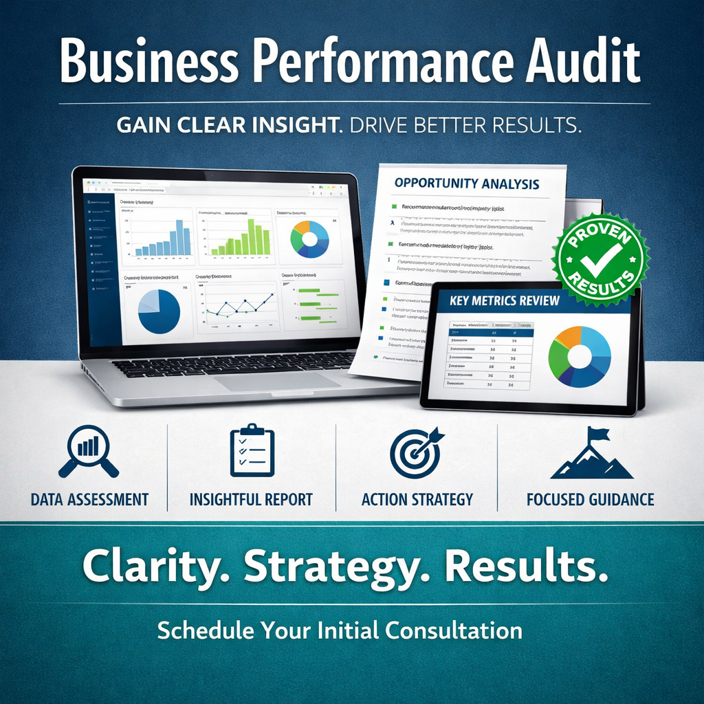 Free Business Performance Audit Call | Find What’s Working & What’s Not