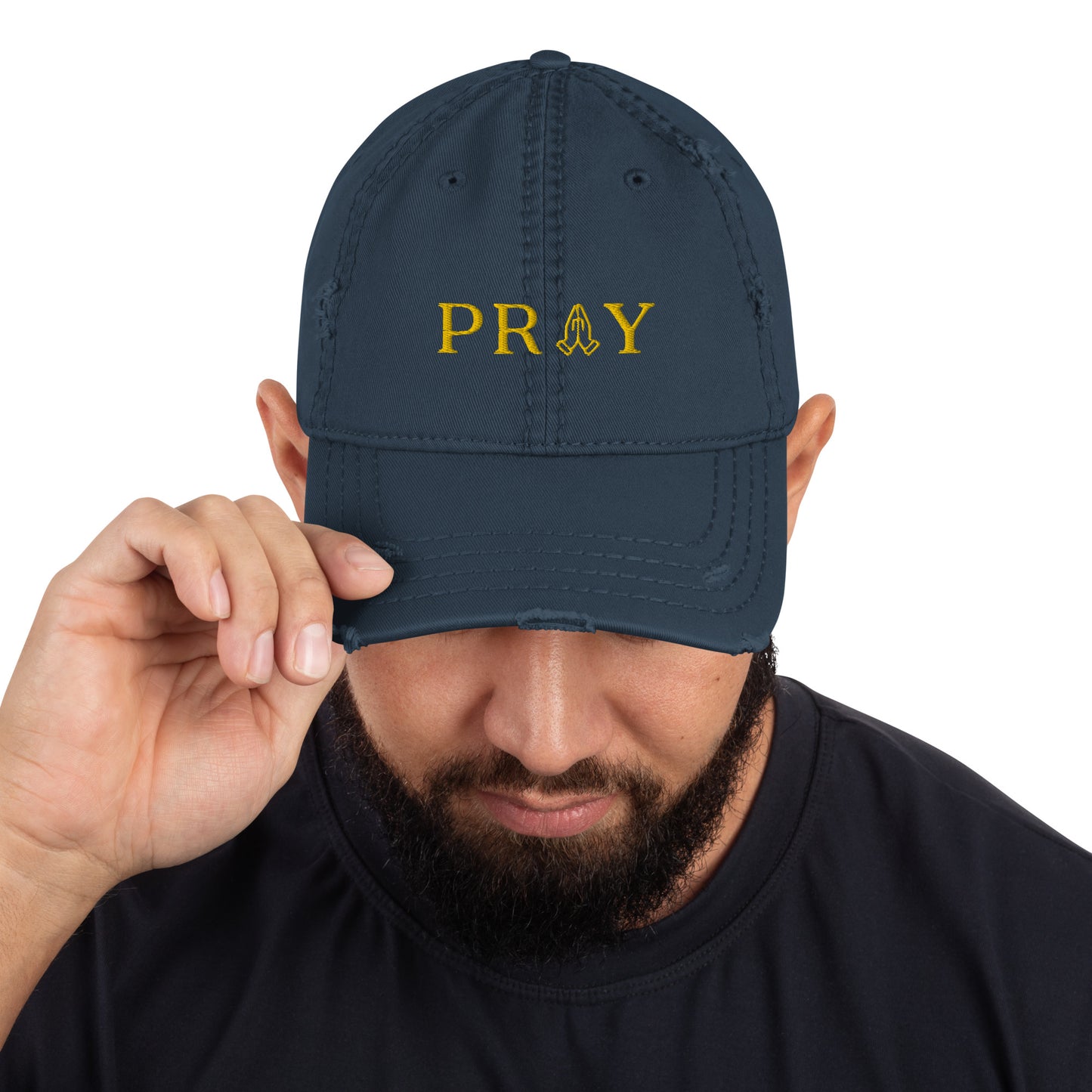 Pray Distressed Hat